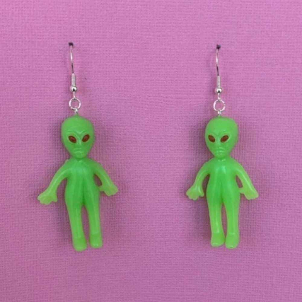 Alien Earrings